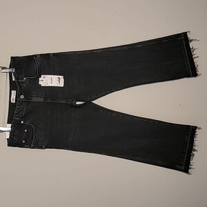 Zara Black Cropped Jeans